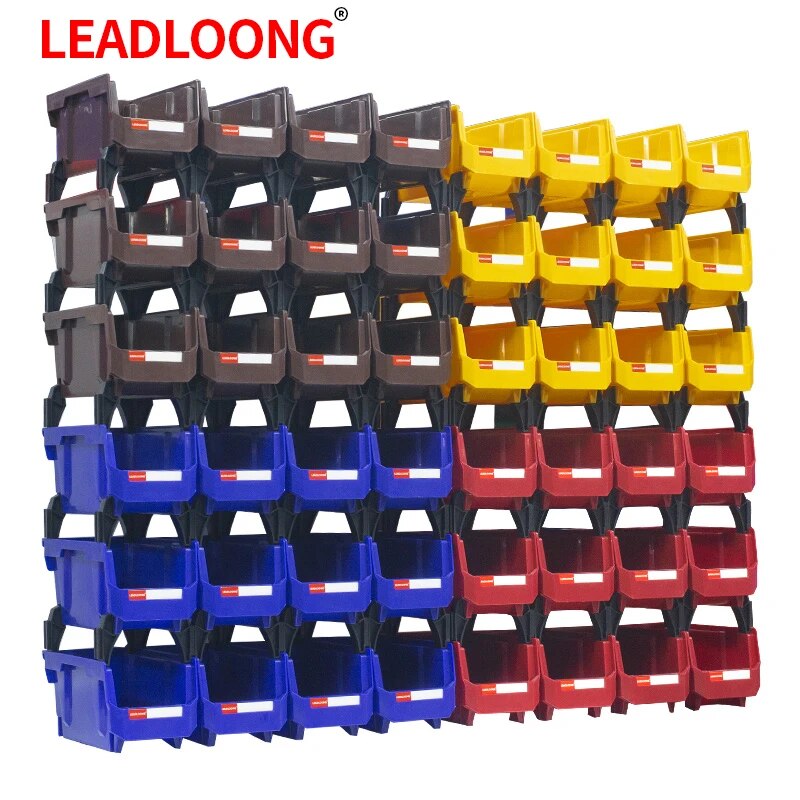 Home Improvement Binford Tools - Leadloong กล่องโรงรถ V3 12ชิ้น11x5x 5นิ้ว/27.6*13.9*12.8ซม. ตู้จัดสินค้าเชิงปฏิบัติการชิ้นส่วนถังสกรูกล่องที่เก็บอุปกรณ์