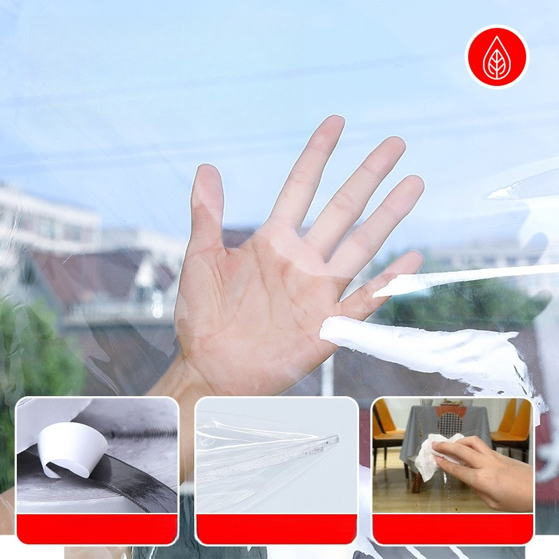 ฤดูหนาวโปร่งใสหน้าต่างปิดผนึกห - Window Insulation Film บทวิจารณ์และราคา