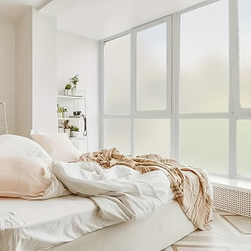 ฟิล์มกระจกฝ้าดูดซับไฟฟ้าสถิต ฟ - Window Insulation Film บทวิจารณ์และราคา