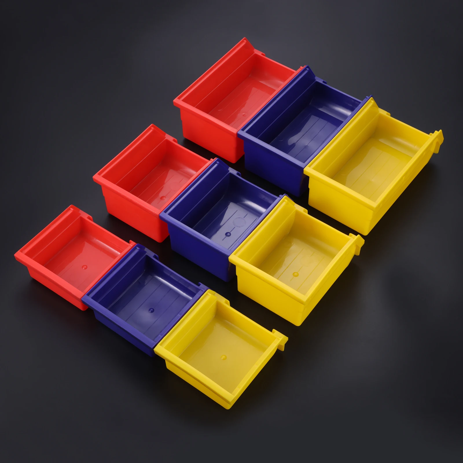 10ชิ้นกล่องเก็บเครื่องมือวางซ้ - Home Improvement Binford Tools บทวิจารณ์และราคา