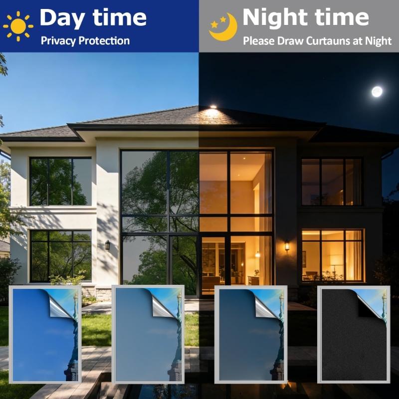 ฟิล์มกรองแสง 40X200cm สำหรับคว - Window Insulation Film บทวิจารณ์และราคา