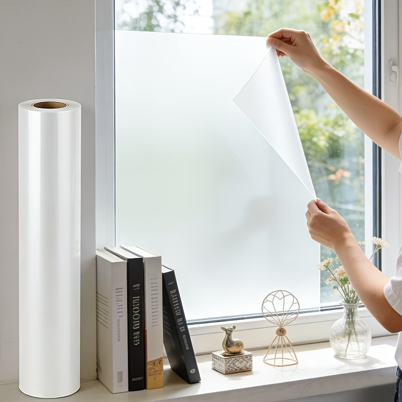 ฟิล์มตกแต่งกระจกฝ้าสีทึบสำหรับ - Window Insulation Film บทวิจารณ์และราคา