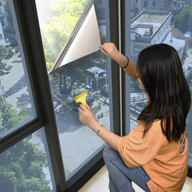 ฟิล์มติดกระจกบ้าน ฟิล์มไวนิลแบ - Window Insulation Film บทวิจารณ์และราคา