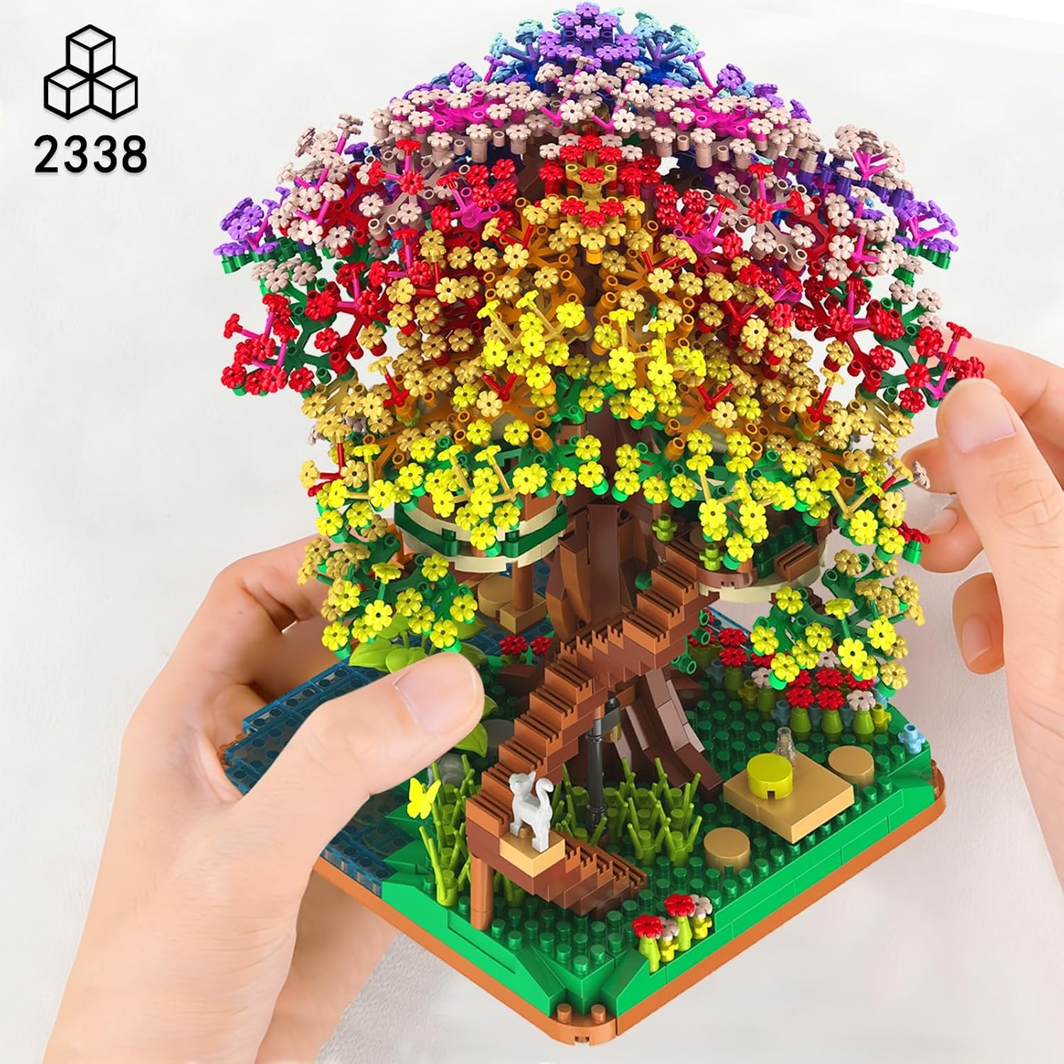 2338 ชิ้น DIY บ้านต้นไม้สายรุ้ - Home Improvement Kids บทวิจารณ์และราคา