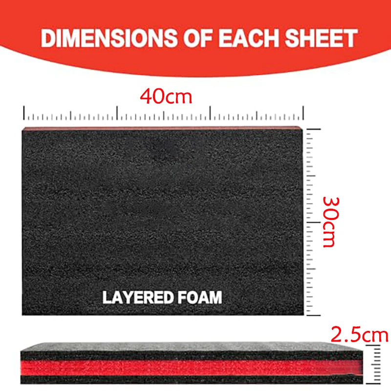 แผ่นโฟมจัดระเบียบกล่องเครื่องม - Home Improvement Binford Tools บทวิจารณ์และราคา