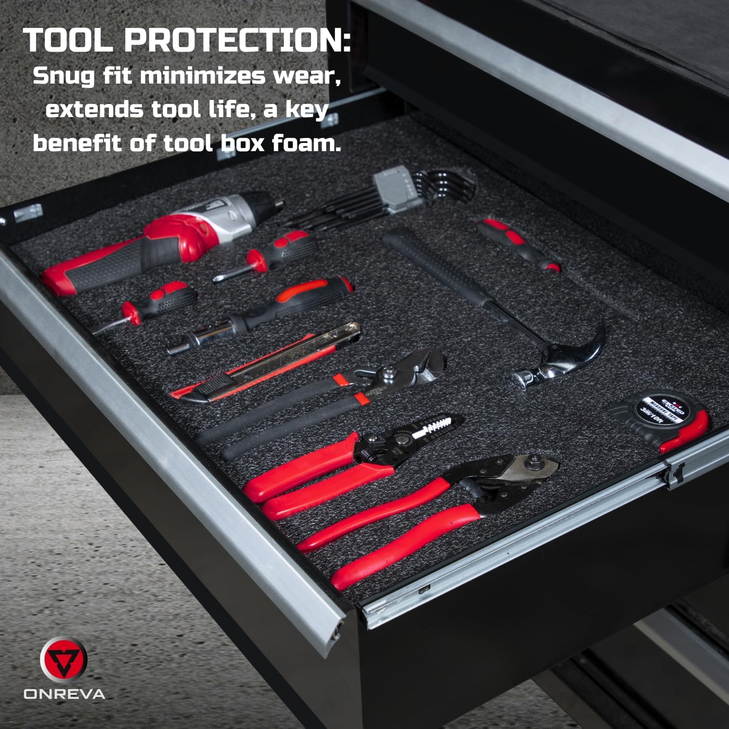 แผ่นโฟมจัดระเบียบกล่องเครื่องม - Home Improvement Binford Tools บทวิจารณ์และราคา